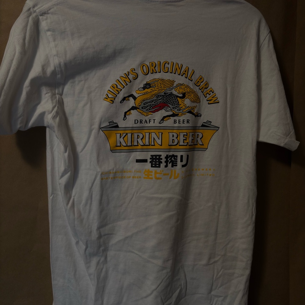 White beer tshirt